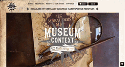 Desktop Screenshot of museumcontext.com